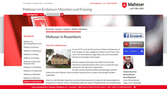 Desktop Screenshot of malteser-rosenheim.de