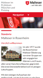 Mobile Screenshot of malteser-rosenheim.de